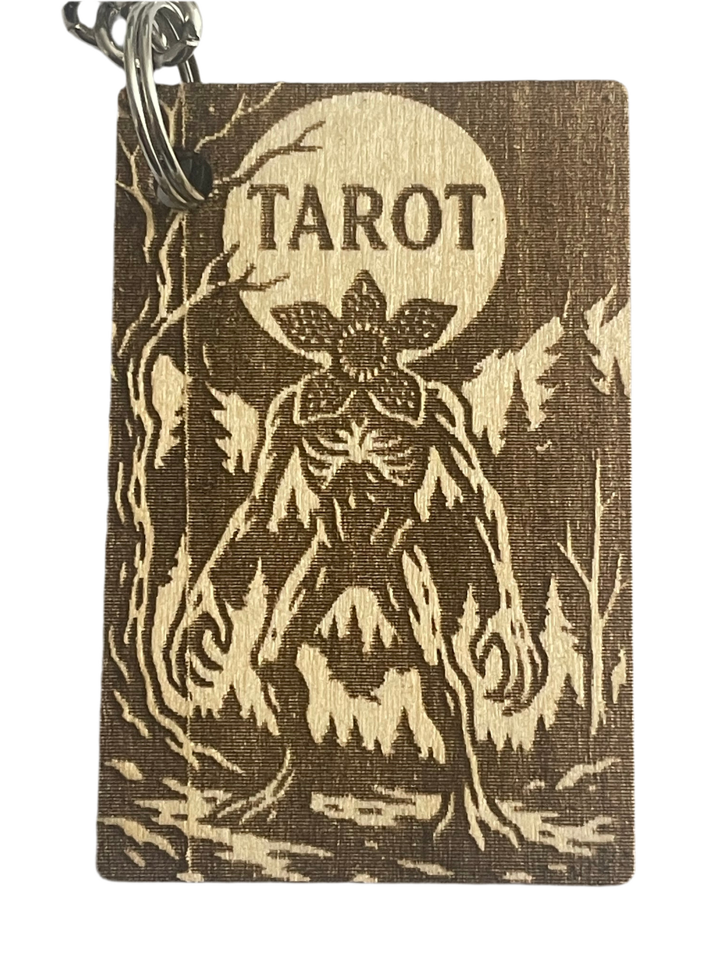 Handmade Tarot Keychain – Dustin Stranger Things Inspired