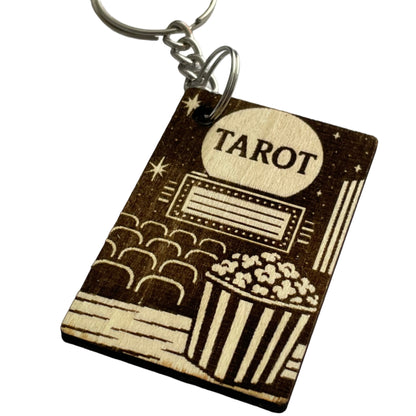 Handmade Wednesday Addams Keychain – Spooky Gothic Gift