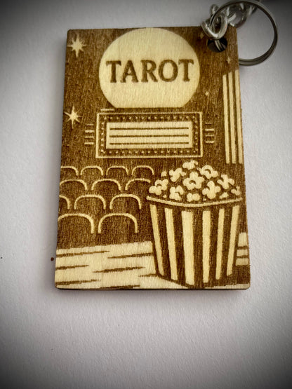 Slasher Tarot Keychain – Jason-Inspired Gothic Accessory