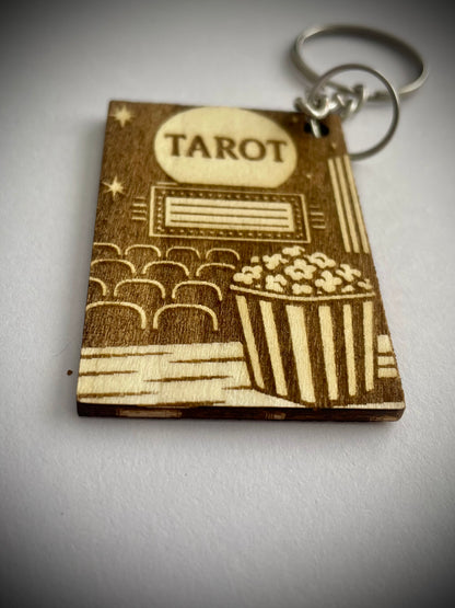 Slasher Tarot Keychain – Jason-Inspired Gothic Accessory