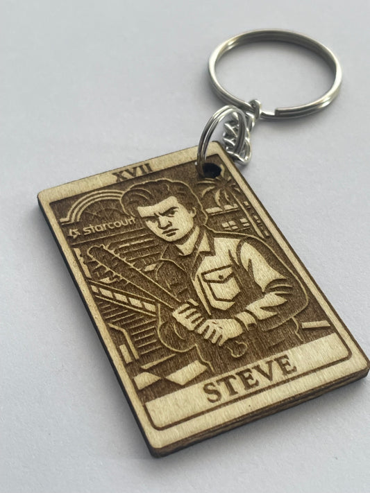 Tarot Keychain – Steve Harrington Stranger Things Inspired